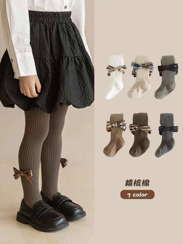 جوراب شلواری پاپیونی کد۱۰۳۲