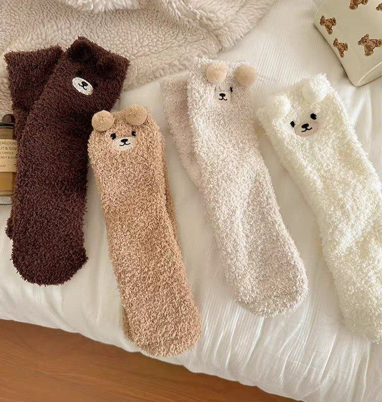 جوراب گوشدار حوله ای ست مادر و کودک کد۳۰۲۸