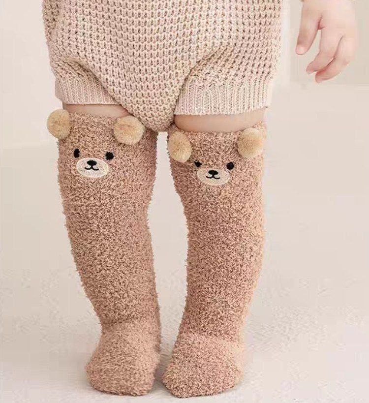 جوراب گوشدار حوله ای ست مادر و کودک کد۳۰۲۸