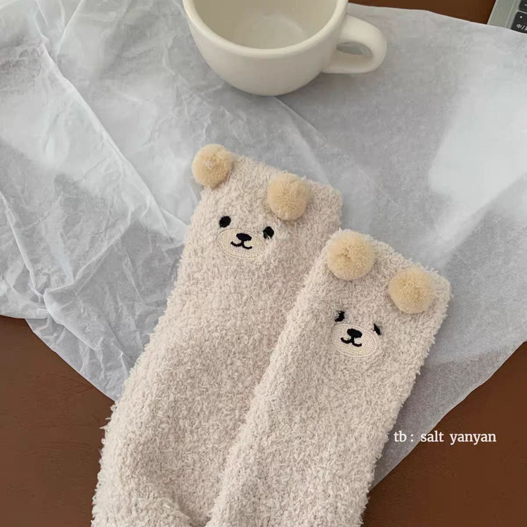 جوراب گوشدار حوله ای ست مادر و کودک کد۳۰۲۸