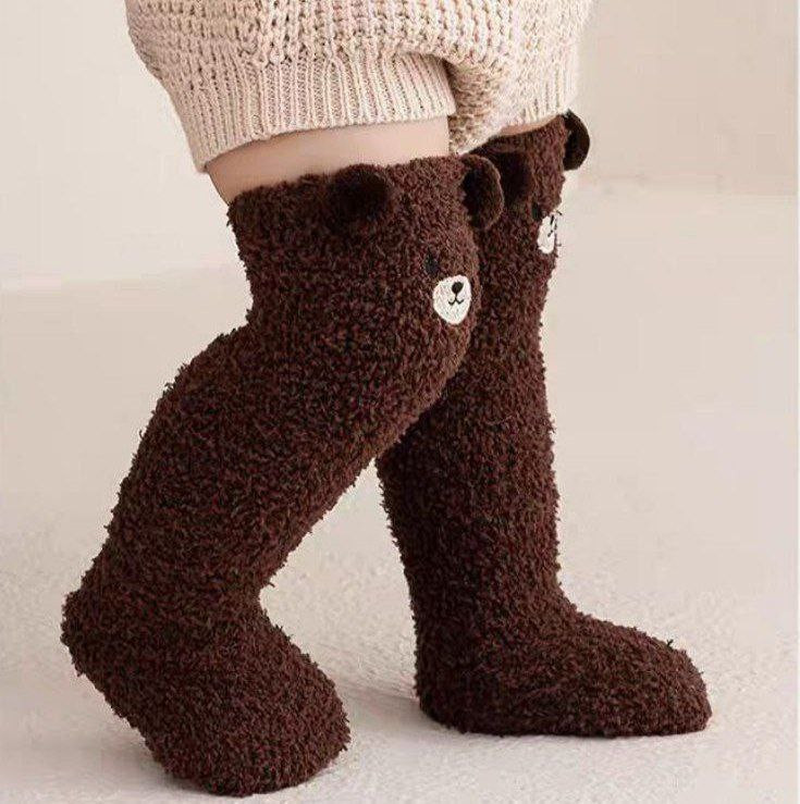 جوراب گوشدار حوله ای ست مادر و کودک کد۳۰۲۸