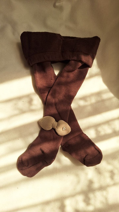 جوراب شلواری حوله ای پاپیونی کد ۳۰۵۴