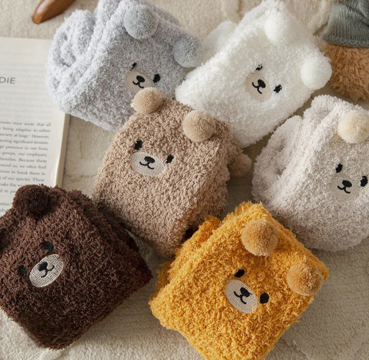جوراب گوشدار حوله ای ست مادر و کودک کد۳۰۲۸