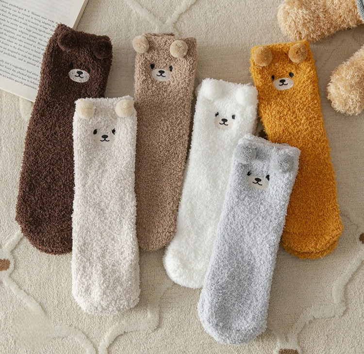 جوراب گوشدار حوله ای ست مادر و کودک کد۳۰۲۸