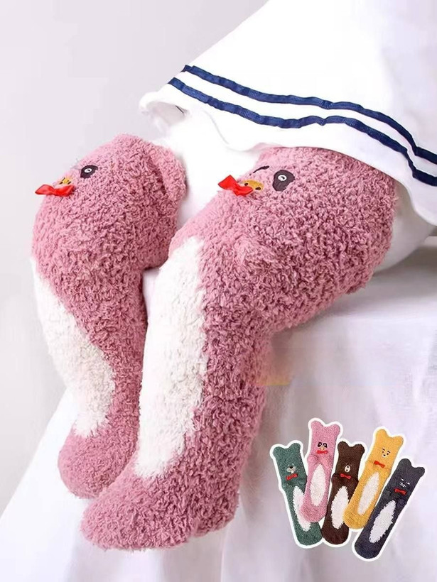 جوراب حوله ای ست مادر و کودک کد ۳۰۹۲