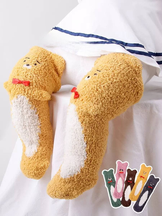 جوراب حوله ای ست مادر و کودک کد ۳۰۹۲